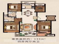 天一人家洋房133平四室117.8万 天一人家