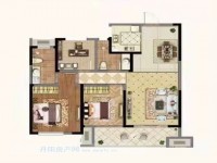 中南12楼118平3室2卫毛坯128万 中南君悦府