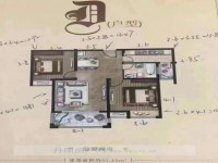 捡漏！南门花园电梯中上层92平方毛坯户型 南门花园