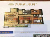和园9楼毛坯140平118万改合同 天颐城